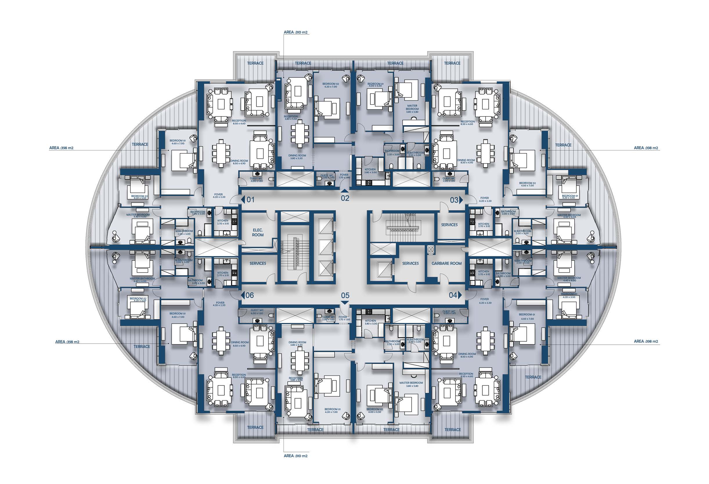 Floor Plan - Beach Front New Alamein City Edge Development