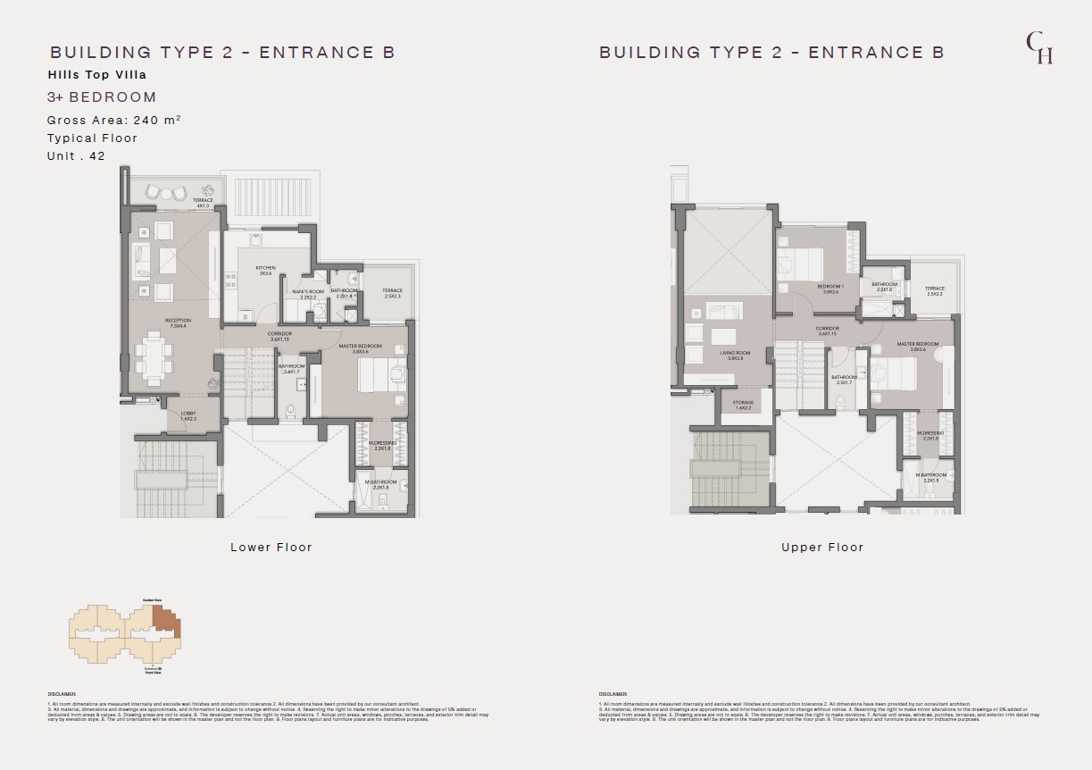 Floor Plan - كمبوند كلوب هيلز ريزيدنس اكتوبر HDP للتطوير العقاري - Club Hills Residence October Compound