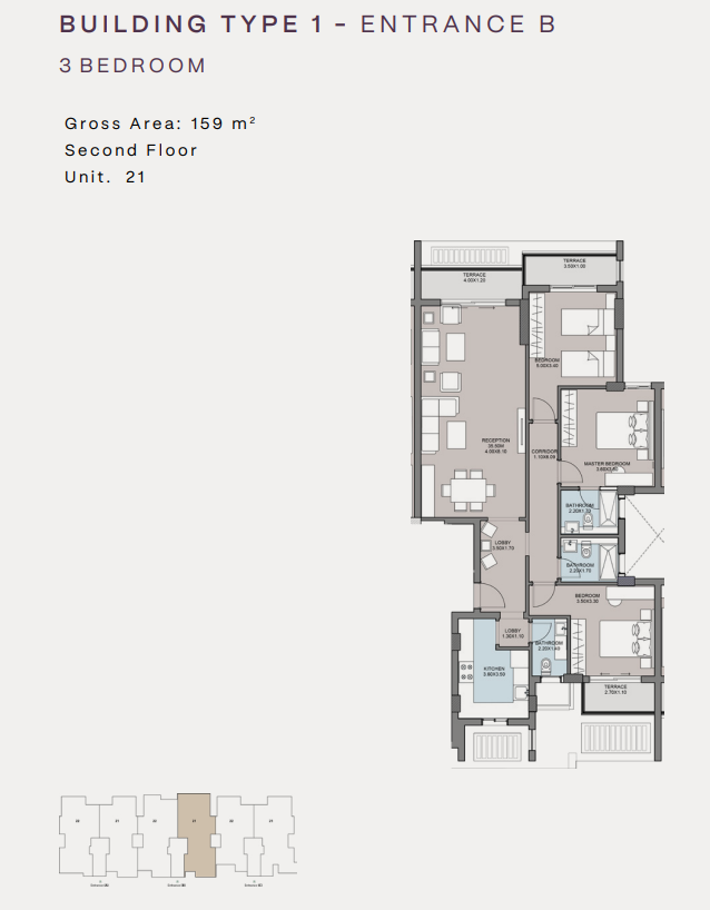 Floor Plan - كمبوند كلوب هيلز ريزيدنس اكتوبر HDP للتطوير العقاري - Club Hills Residence October Compound