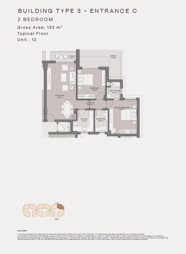 Floor Plan - كمبوند كلوب هيلز ريزيدنس اكتوبر HDP للتطوير العقاري - Club Hills Residence October Compound