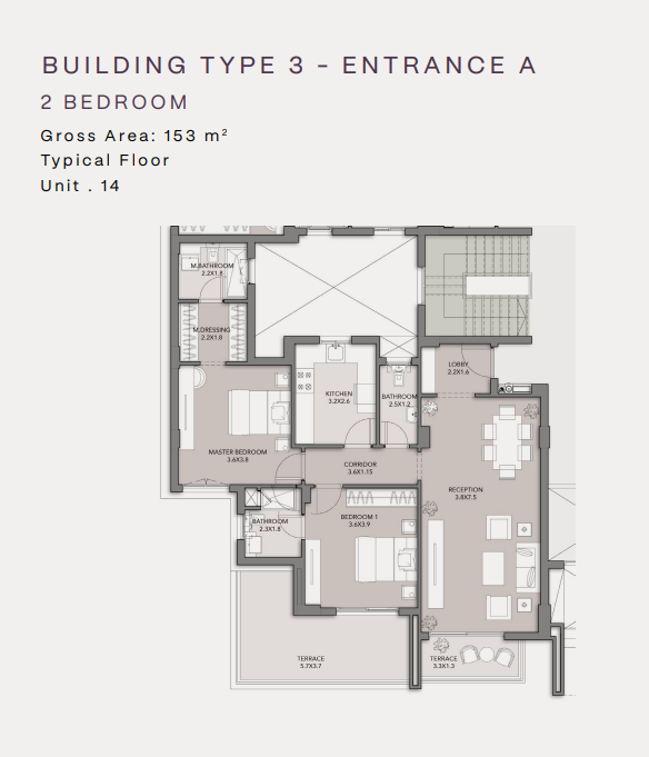 Floor Plan - كمبوند كلوب هيلز ريزيدنس اكتوبر HDP للتطوير العقاري - Club Hills Residence October Compound