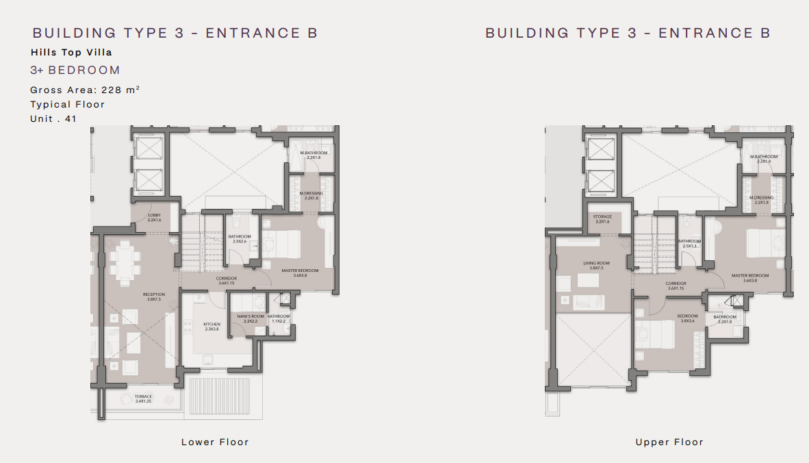 Floor Plan - كمبوند كلوب هيلز ريزيدنس اكتوبر HDP للتطوير العقاري - Club Hills Residence October Compound