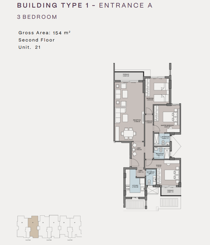 Floor Plan - كمبوند كلوب هيلز ريزيدنس اكتوبر HDP للتطوير العقاري - Club Hills Residence October Compound