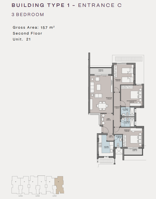 Floor Plan - كمبوند كلوب هيلز ريزيدنس اكتوبر HDP للتطوير العقاري - Club Hills Residence October Compound