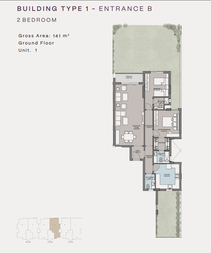 Floor Plan - كمبوند كلوب هيلز ريزيدنس اكتوبر HDP للتطوير العقاري - Club Hills Residence October Compound