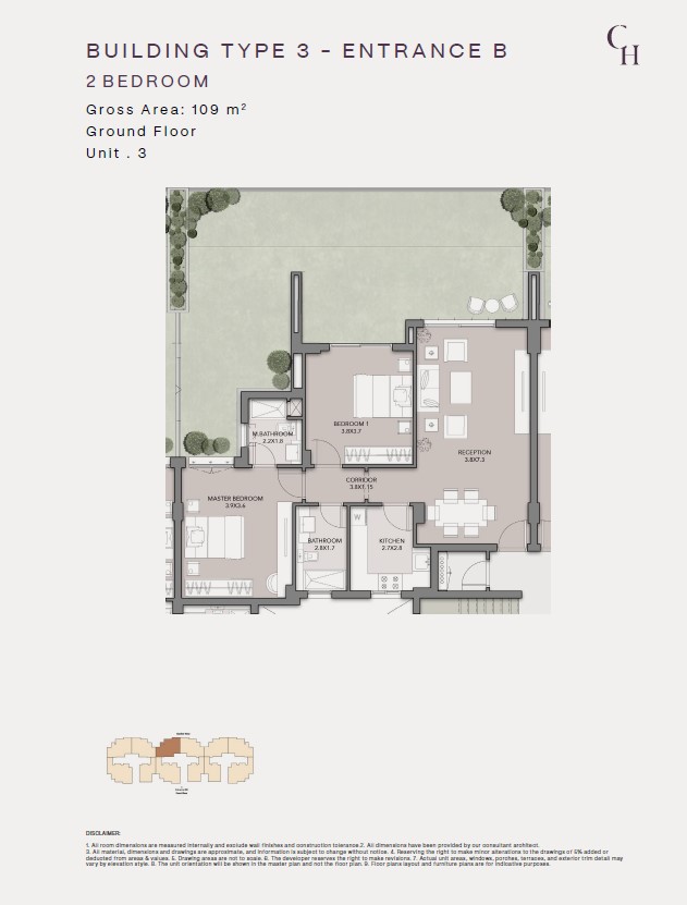Floor Plan - كمبوند كلوب هيلز ريزيدنس اكتوبر HDP للتطوير العقاري - Club Hills Residence October Compound