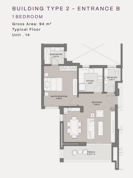 Floor Plan - كمبوند كلوب هيلز ريزيدنس اكتوبر HDP للتطوير العقاري - Club Hills Residence October Compound