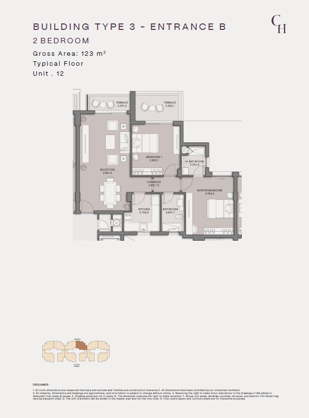 Floor Plan - كمبوند كلوب هيلز ريزيدنس اكتوبر HDP للتطوير العقاري - Club Hills Residence October Compound