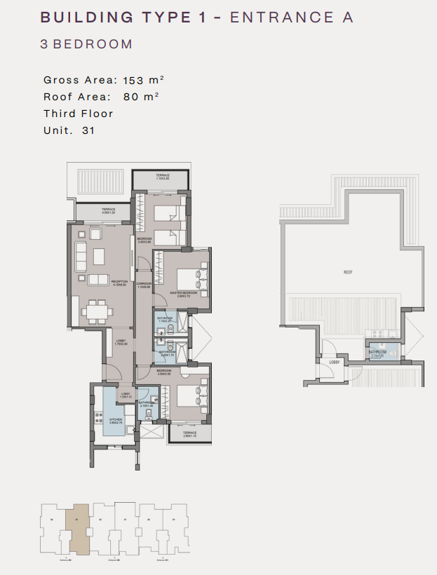 Floor Plan - كمبوند كلوب هيلز ريزيدنس اكتوبر HDP للتطوير العقاري - Club Hills Residence October Compound