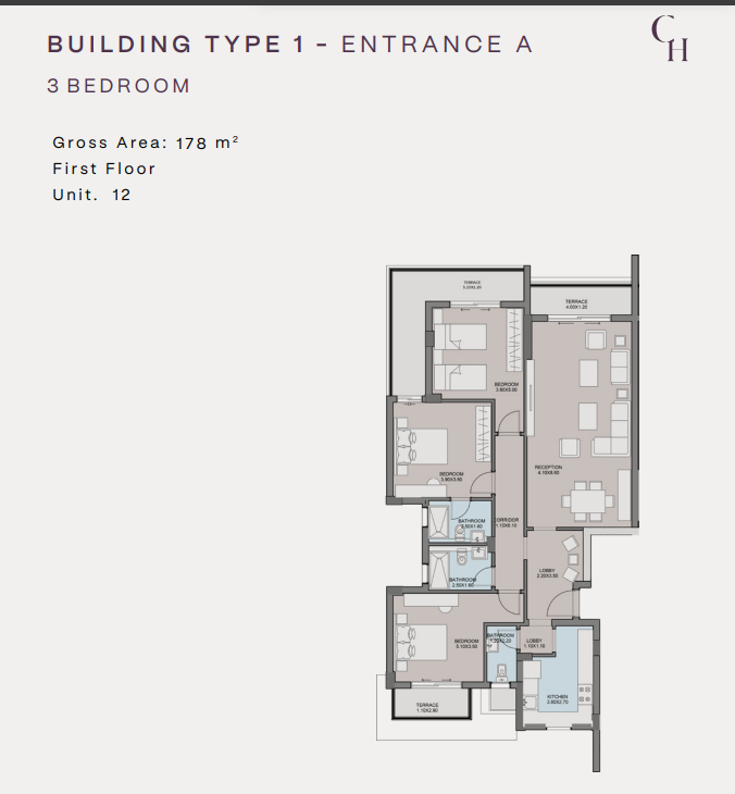 Floor Plan - كمبوند كلوب هيلز ريزيدنس اكتوبر HDP للتطوير العقاري - Club Hills Residence October Compound