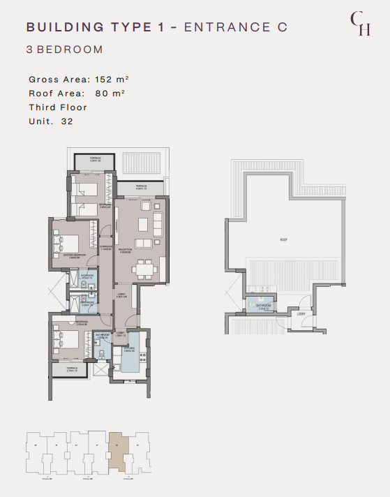 Floor Plan - كمبوند كلوب هيلز ريزيدنس اكتوبر HDP للتطوير العقاري - Club Hills Residence October Compound