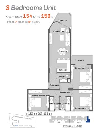 Floor Plan - Jamila North Coast Village New Jersey Developments