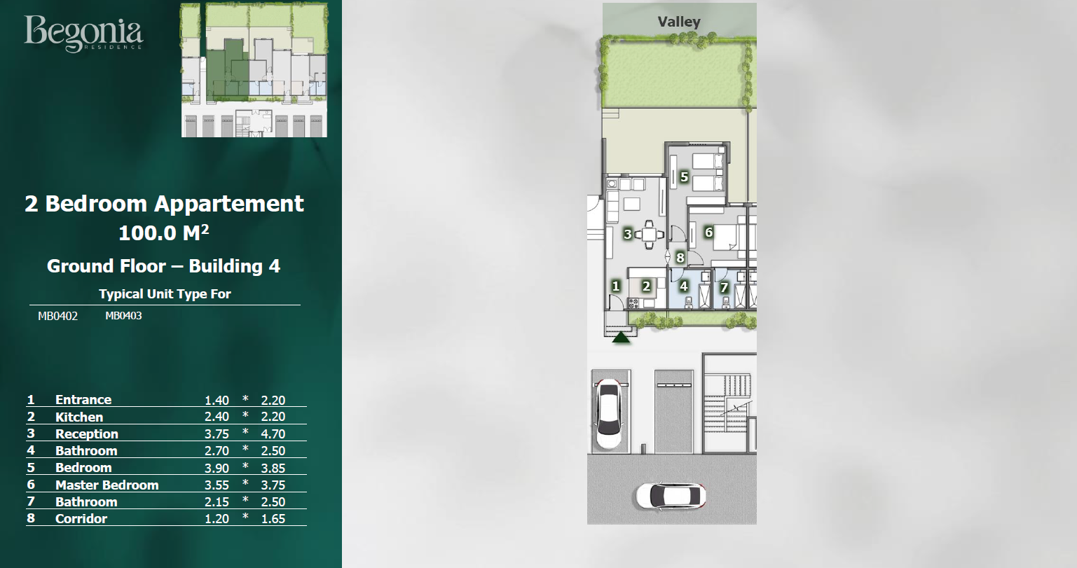 Plan 14 - Begonia Residance New Cairo Menassat Developments