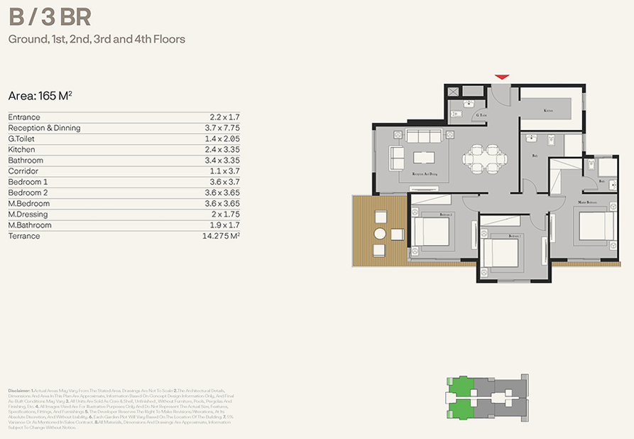 Floor Plan - Nest New Cairo Compound Nawassy Developments