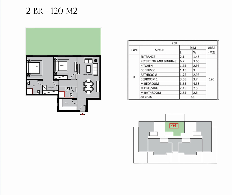 Floor Plan - كمبوند نيست التجمع الخامس نواصي للتطوير العقاري - Nest New Cairo Compound