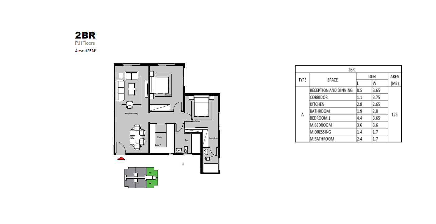 Floor Plan - Nest New Cairo Compound Nawassy Developments