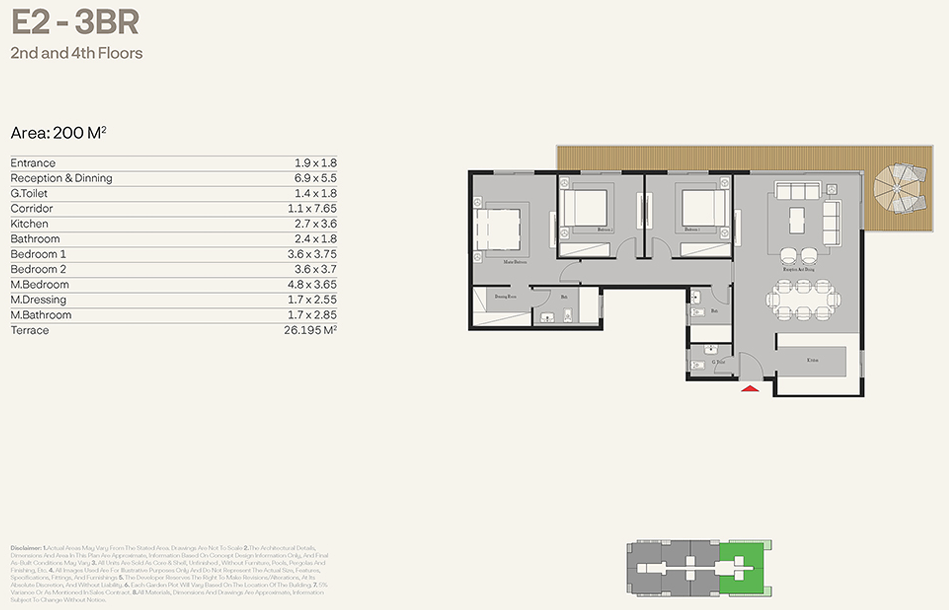 Floor Plan - Nest New Cairo Compound Nawassy Developments