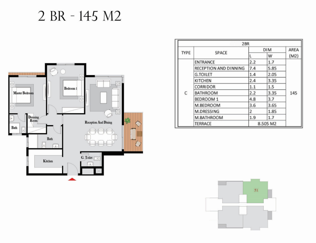 Floor Plan - كمبوند نيست التجمع الخامس نواصي للتطوير العقاري - Nest New Cairo Compound
