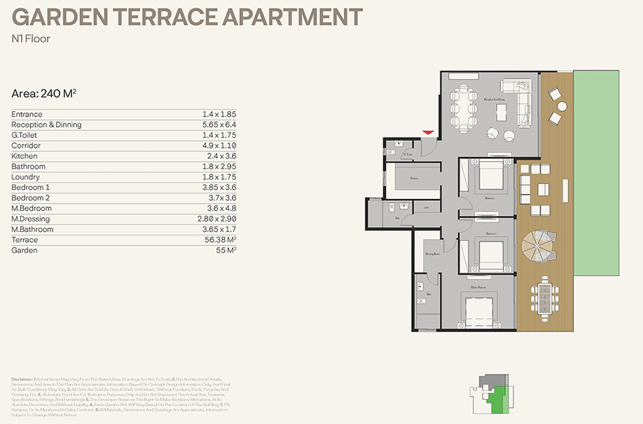 Floor Plan - كمبوند نيست التجمع الخامس نواصي للتطوير العقاري - Nest New Cairo Compound