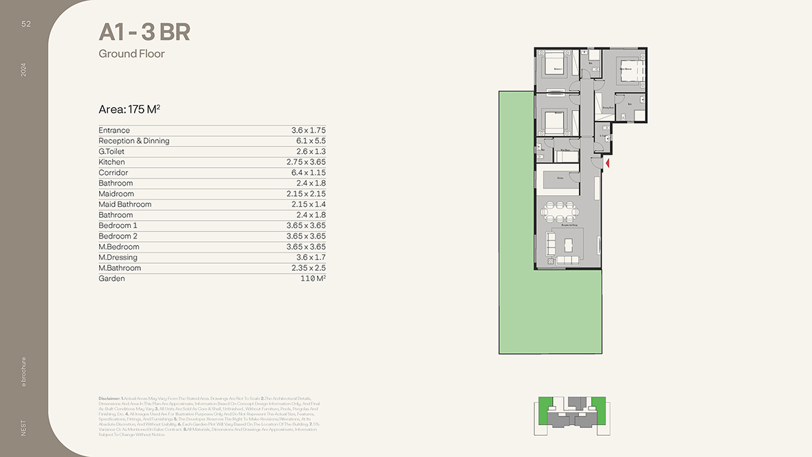 Floor Plan - كمبوند نيست التجمع الخامس نواصي للتطوير العقاري - Nest New Cairo Compound