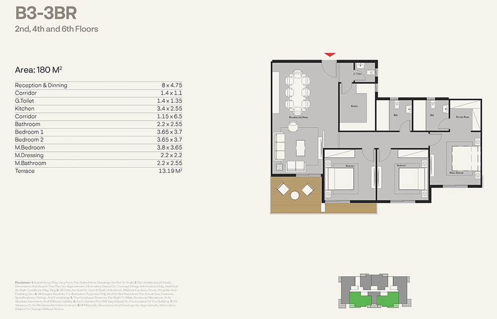 Floor Plan - كمبوند نيست التجمع الخامس نواصي للتطوير العقاري - Nest New Cairo Compound