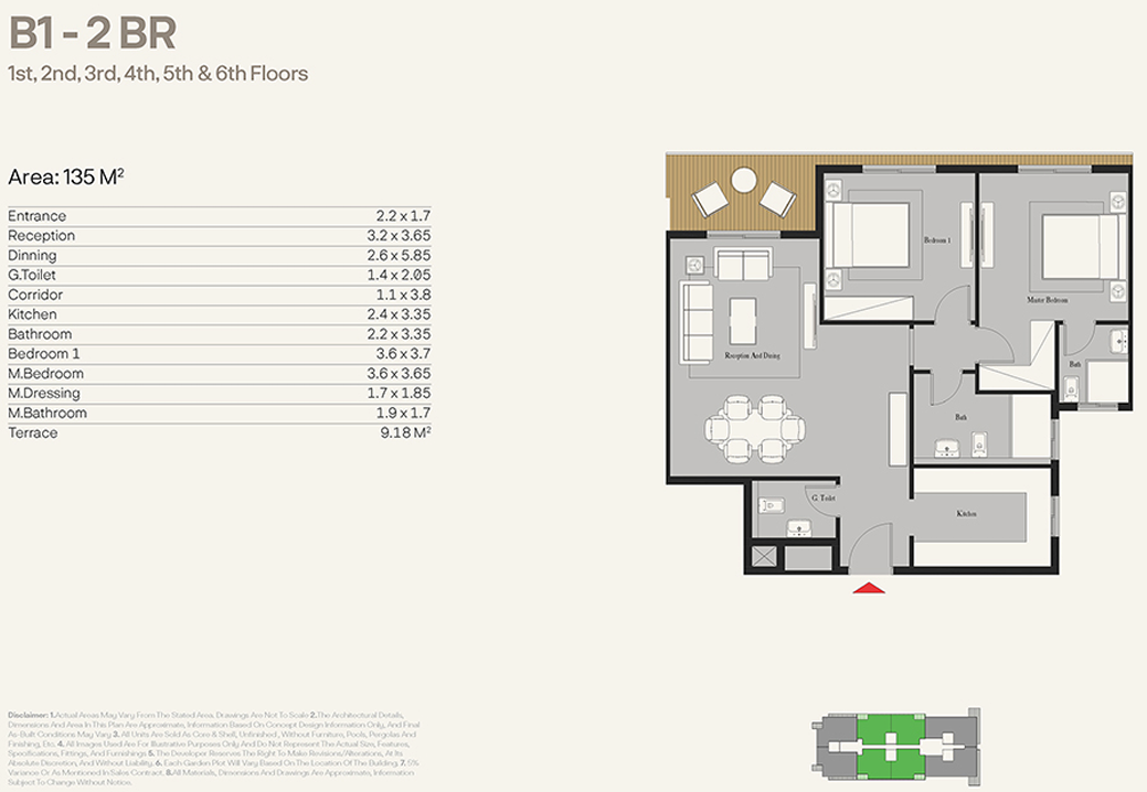 Floor Plan - كمبوند نيست التجمع الخامس نواصي للتطوير العقاري - Nest New Cairo Compound