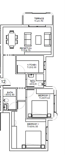 Apartment - كمبوند ذا بترفلاي المستقبل سيتي مدينة مصر للتطوير العقاري - The Butterfly Mostakbal City Compound
