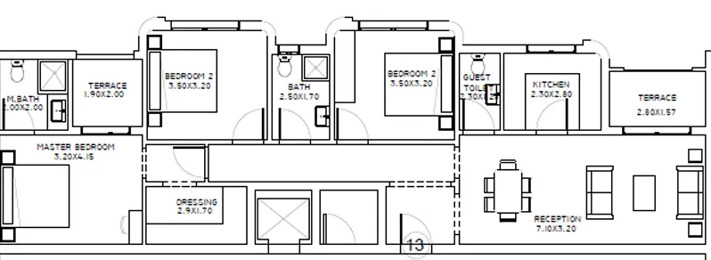 Apartment - كمبوند ذا بترفلاي المستقبل سيتي مدينة مصر للتطوير العقاري - The Butterfly Mostakbal City Compound