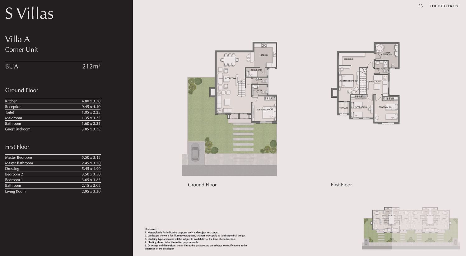 Floor Plan - The Butter Fly Mostakbal City Compound Madinet Masr