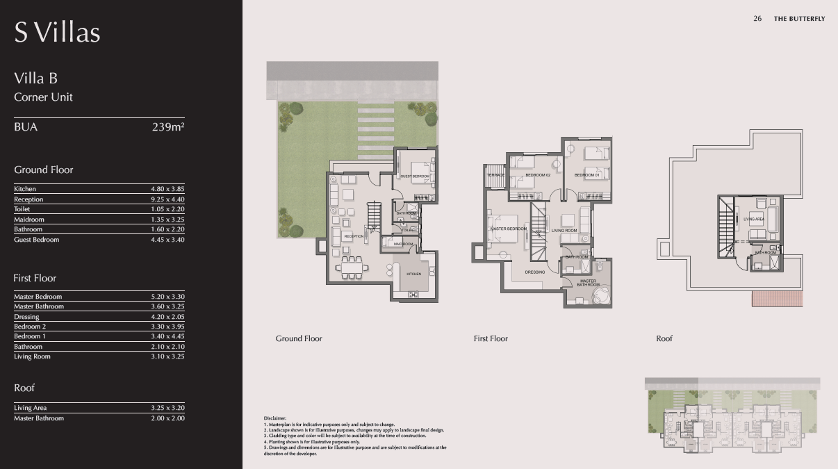 Floor Plan - The Butter Fly Mostakbal City Compound Madinet Masr