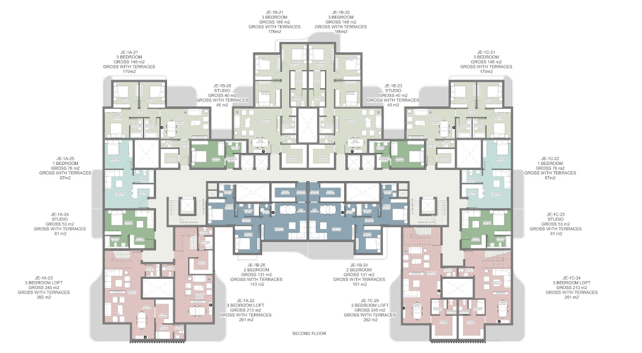 Floor Plan - J East New Cairo Compound Juzur Developments