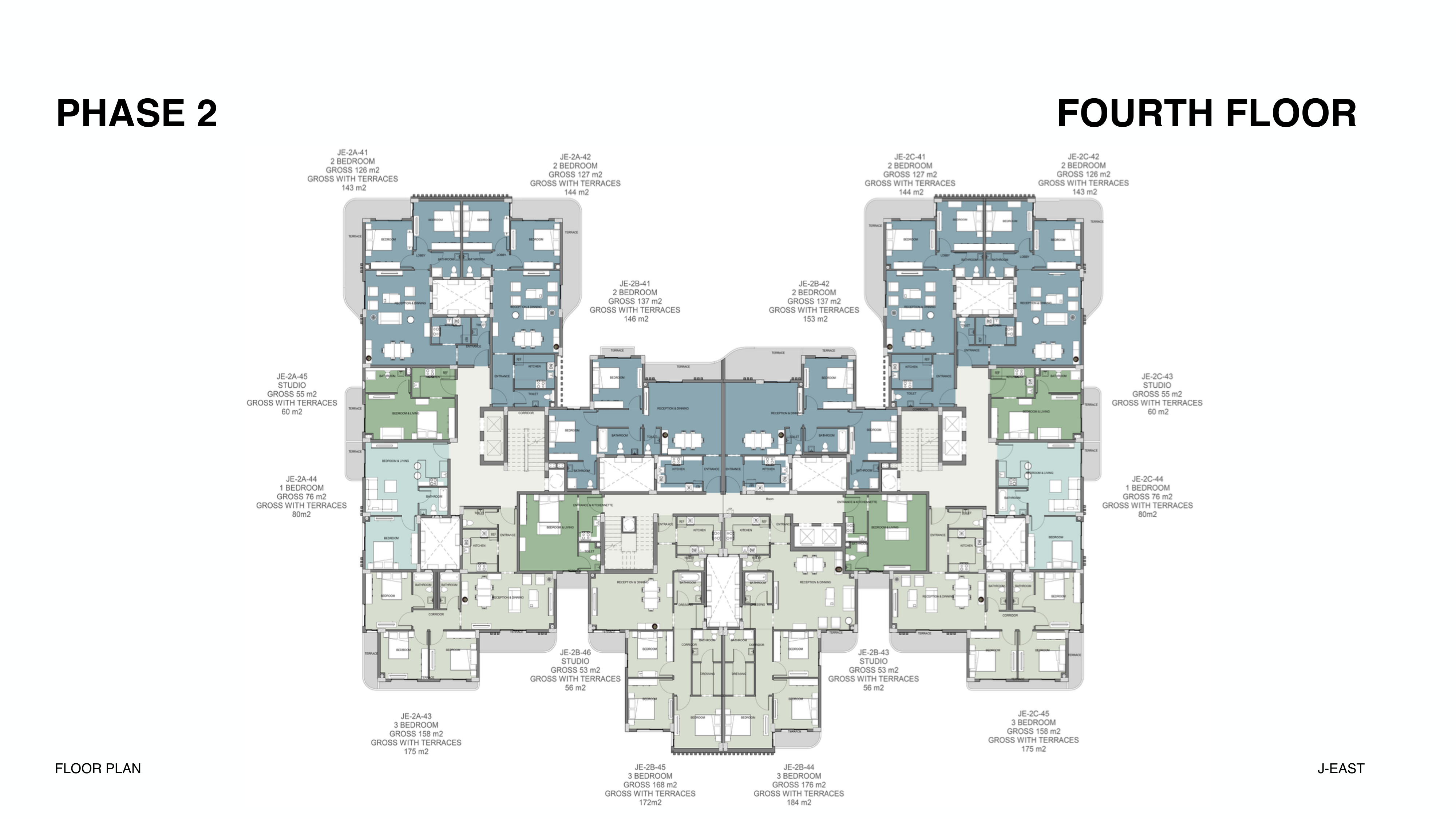 Floor Plan - كمبوند جي ايست التجمع الخامس جذور للتطوير العقاري - J East New Cairo Compound