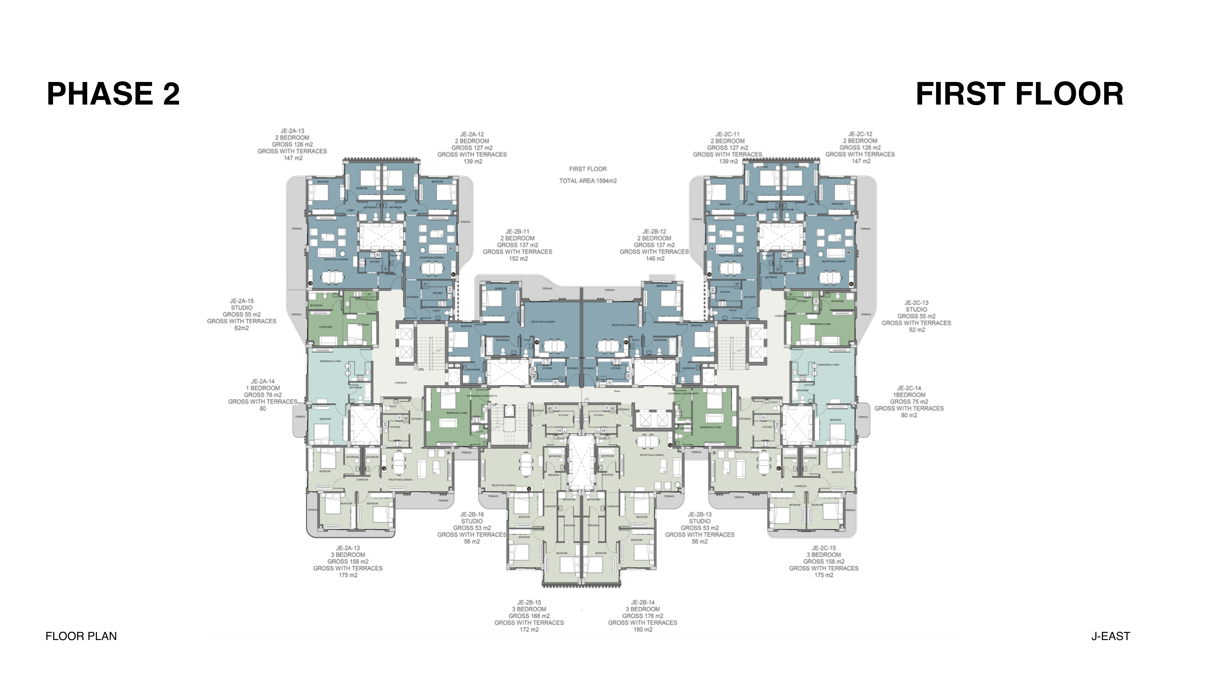 Floor Plan - كمبوند جي ايست التجمع الخامس جذور للتطوير العقاري - J East New Cairo Compound