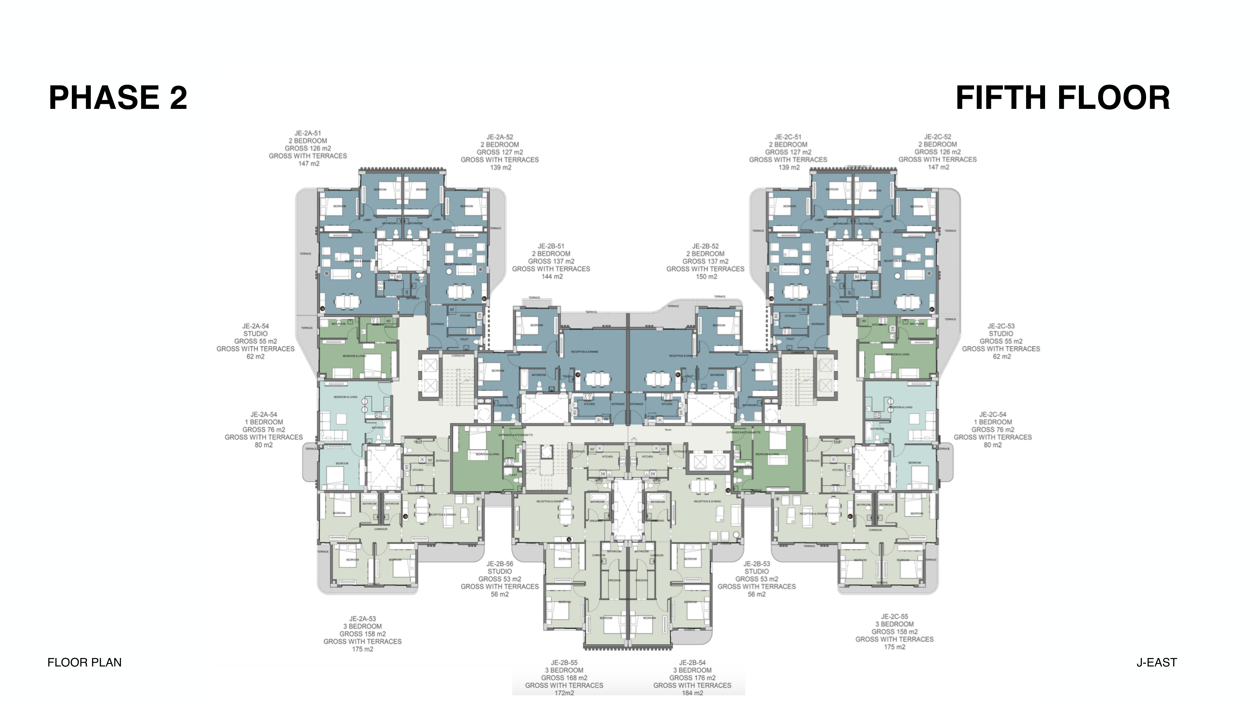 Floor Plan - كمبوند جي ايست التجمع الخامس جذور للتطوير العقاري - J East New Cairo Compound