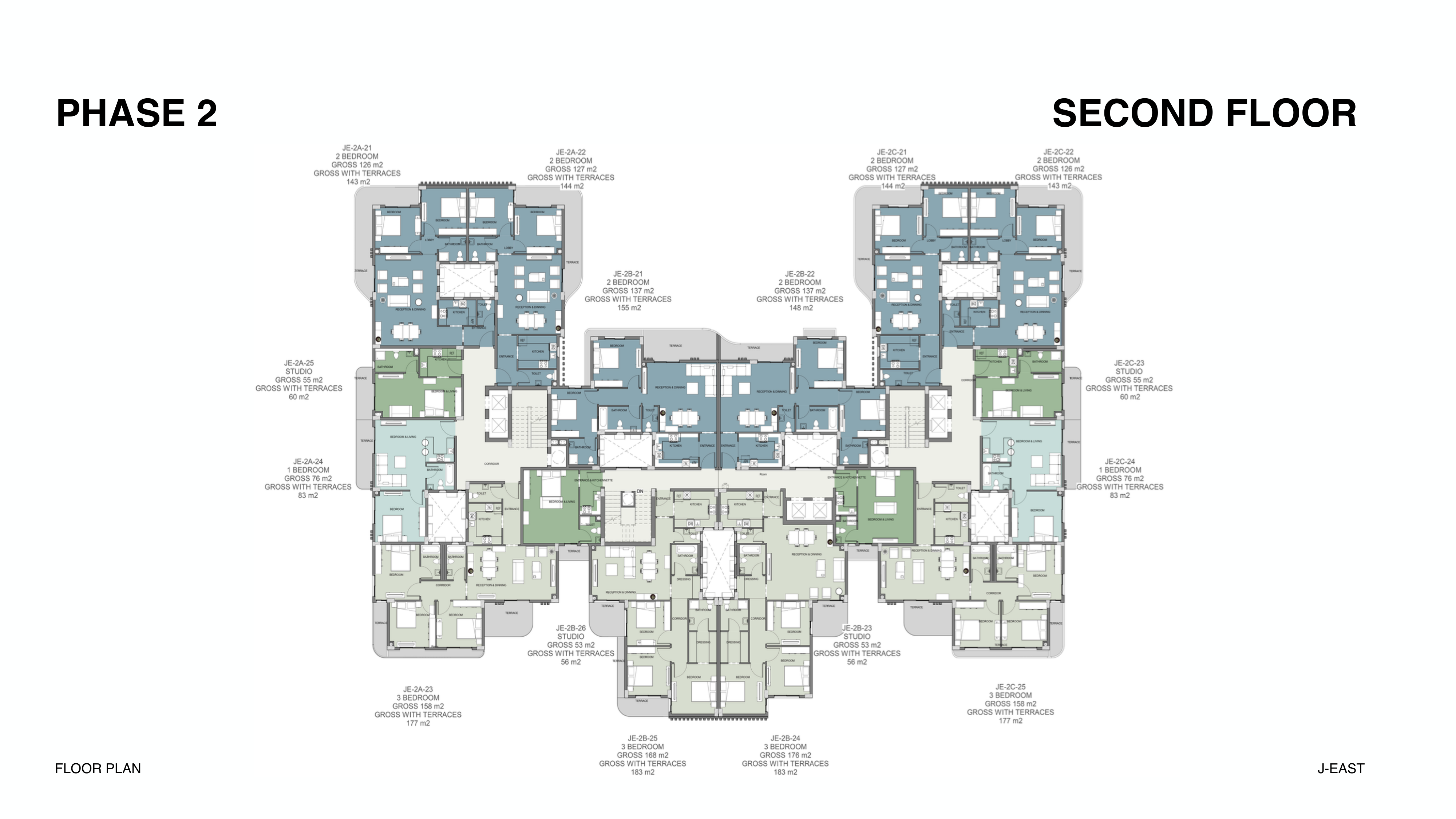 Floor Plan - كمبوند جي ايست التجمع الخامس جذور للتطوير العقاري - J East New Cairo Compound