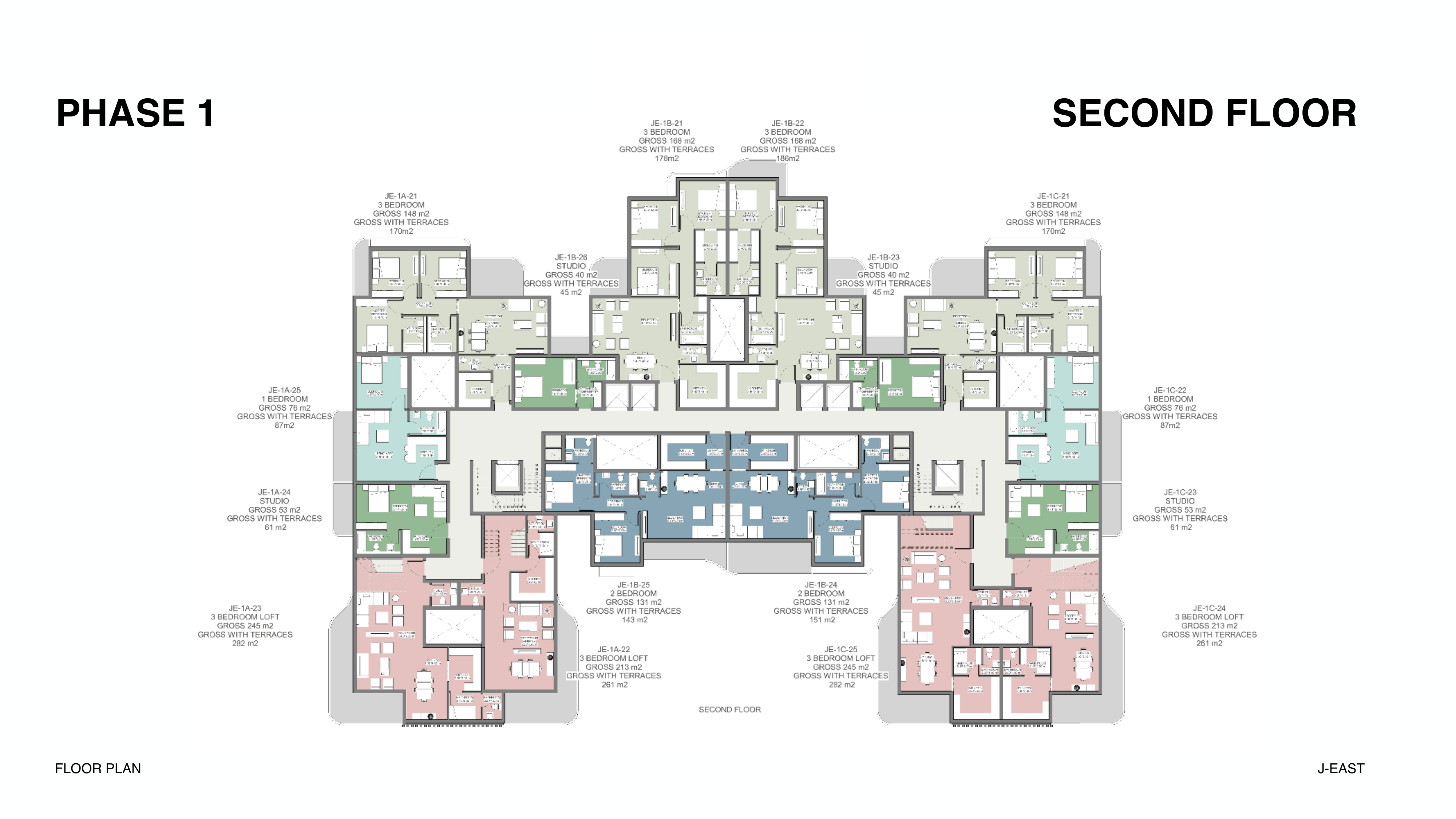 Floor Plan - كمبوند جي ايست التجمع الخامس جذور للتطوير العقاري - J East New Cairo Compound