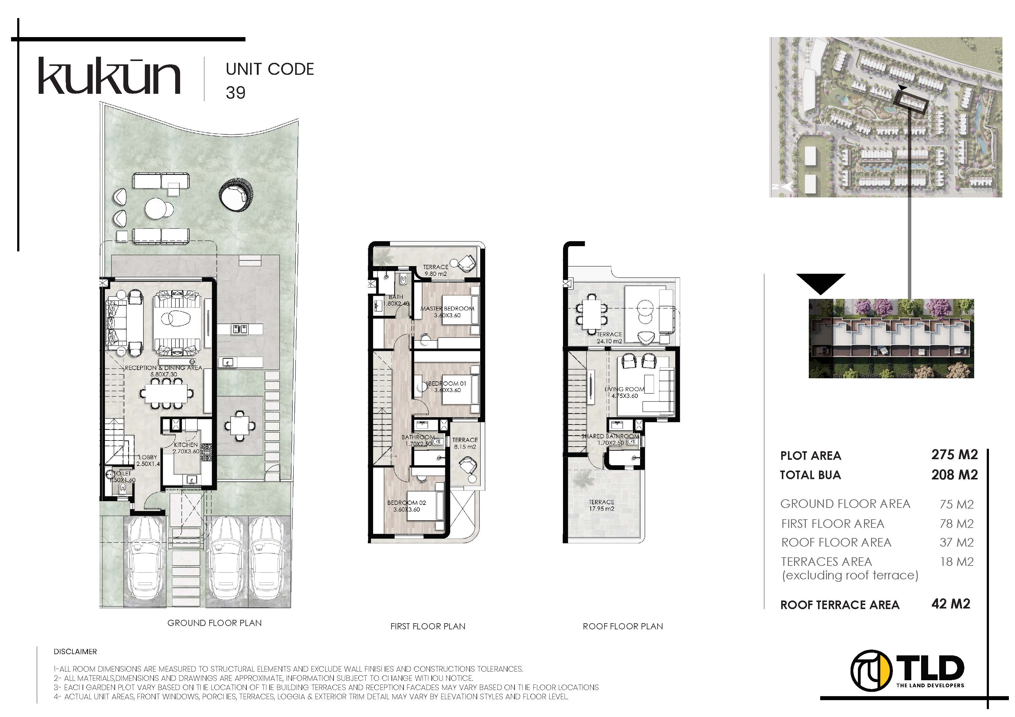Floor Plan - كمبوند كوكون المستقبل سيتي ذا لاند للتنمية العقارية - Kukun Mostakbal City Compound
