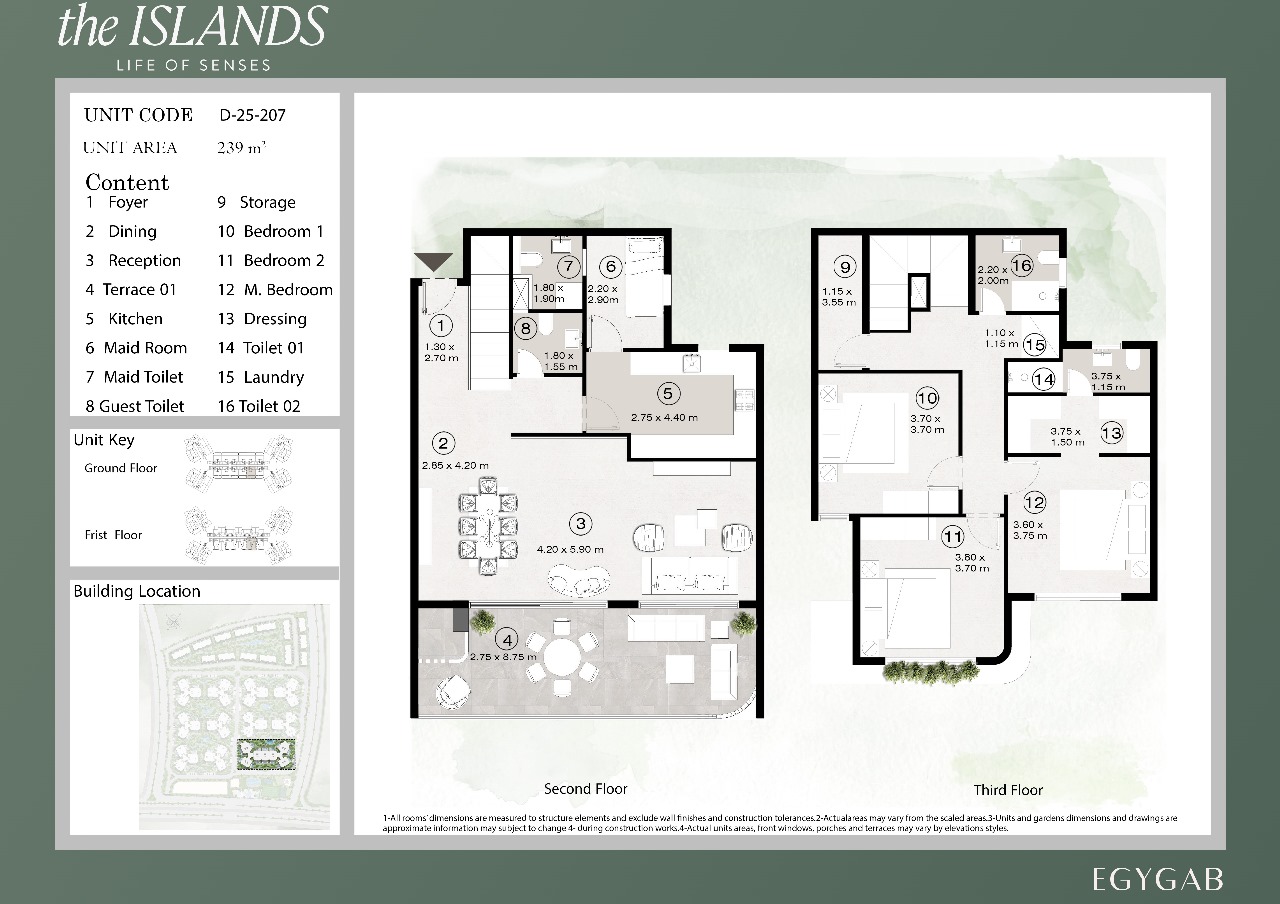 Floor Plan - The Island New Capital Compound EGYGAB Developments