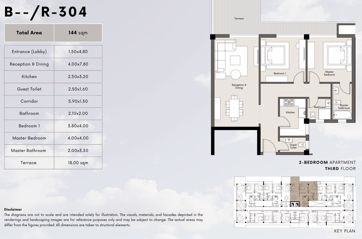Floor Plan - Kite Residence New Zayed Compound Centrada Developments