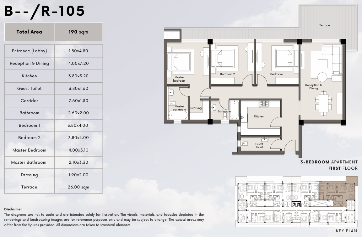 Floor Plan - Kite Residence New Zayed Compound Centrada Developments
