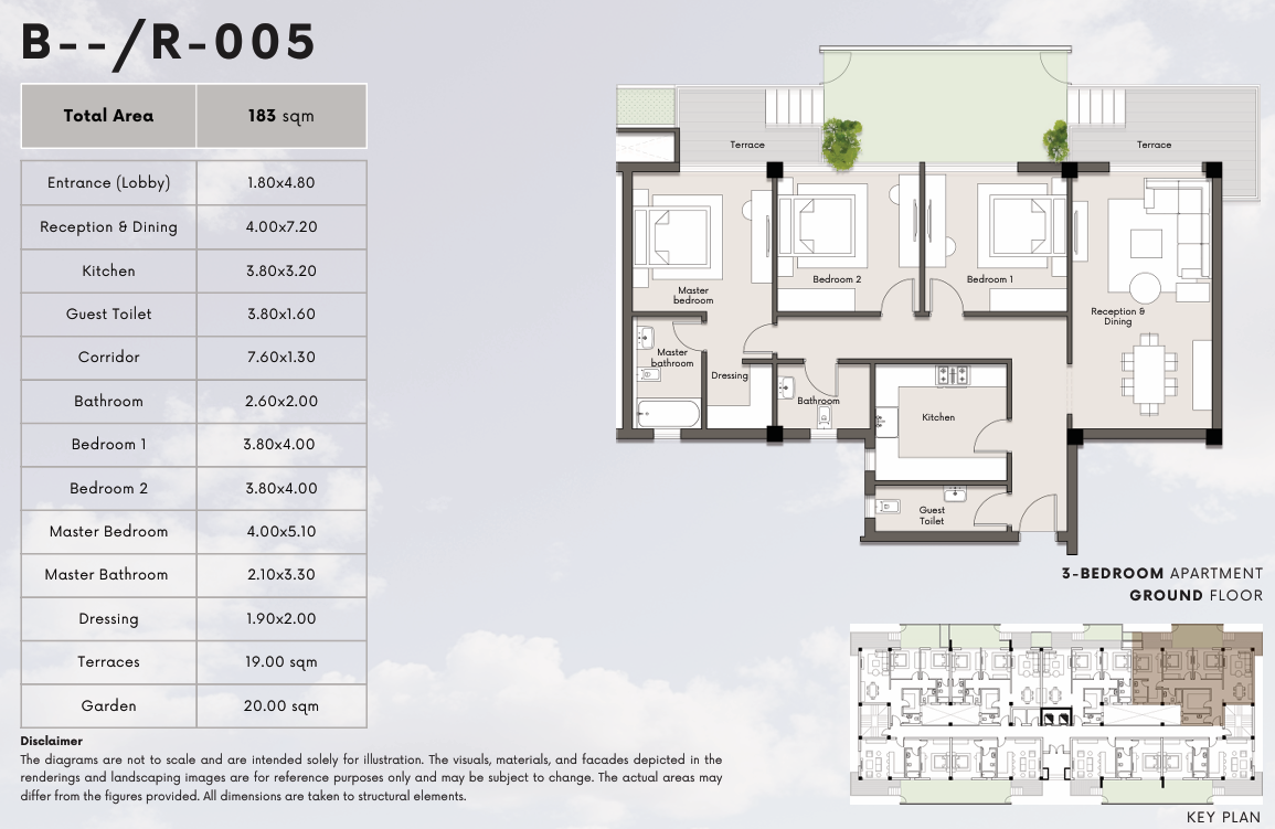 Floor Plan - Kite Residence New Zayed Compound Centrada Developments