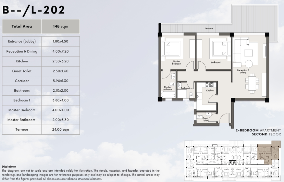 Floor Plan - Kite Residence New Zayed Compound Centrada Developments