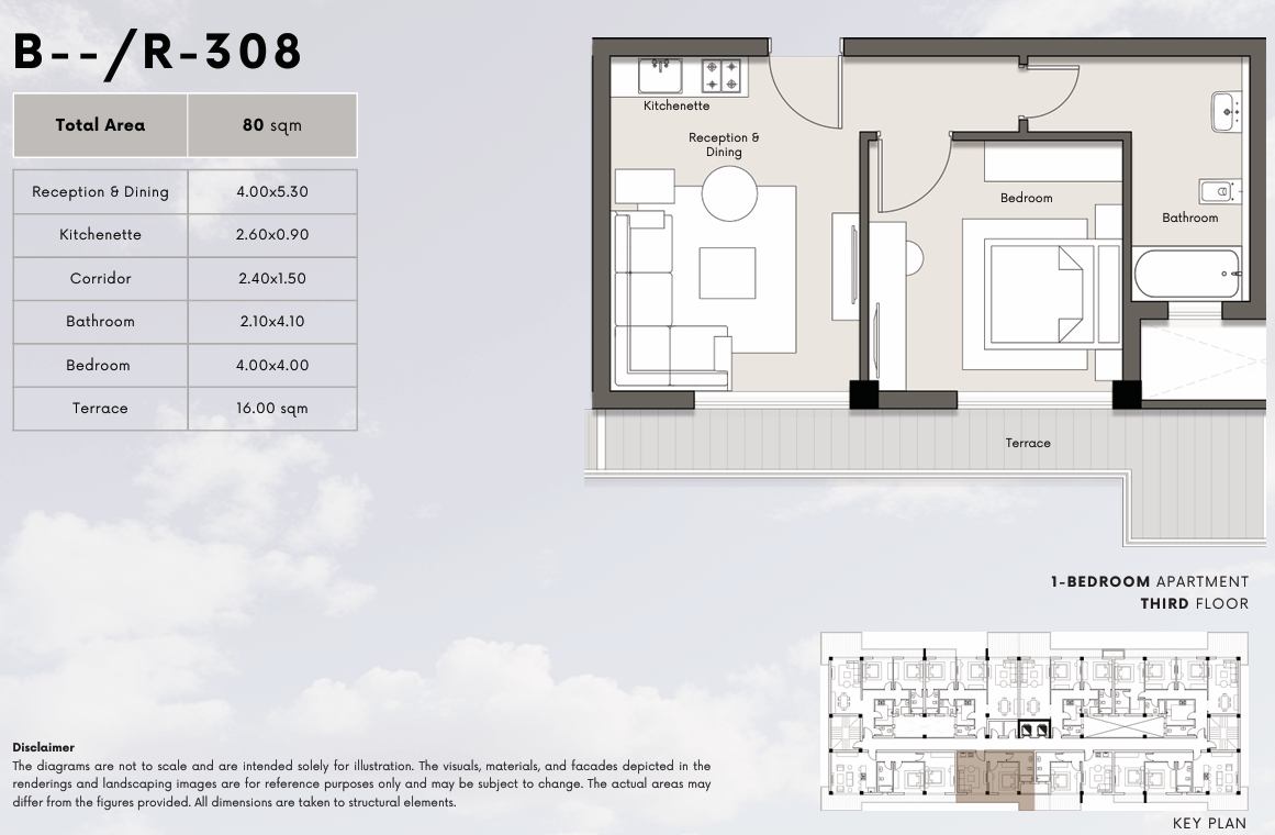 Floor Plan - Kite Residence New Zayed Compound Centrada Developments