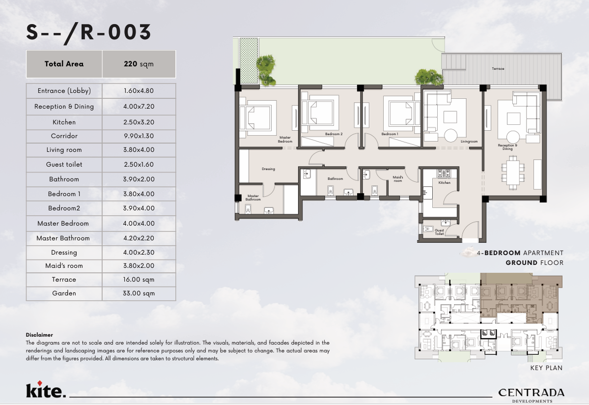 Plan 60 - Kite Residence New Zayed Compound Centrada Developments