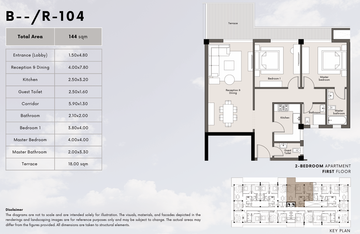 Floor Plan - Kite Residence New Zayed Compound Centrada Developments
