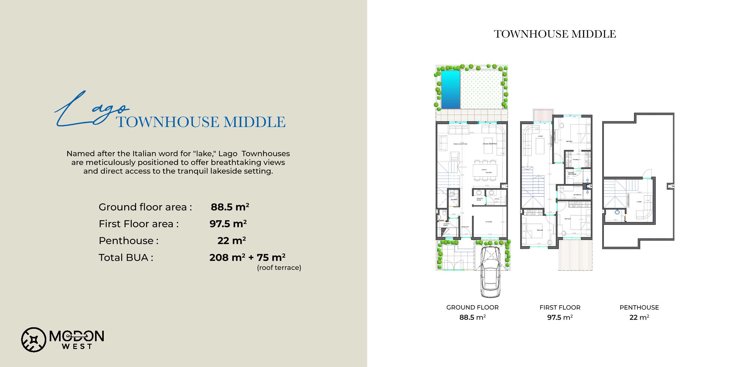 Plan 4 - Villagio October Compound Modon Developments