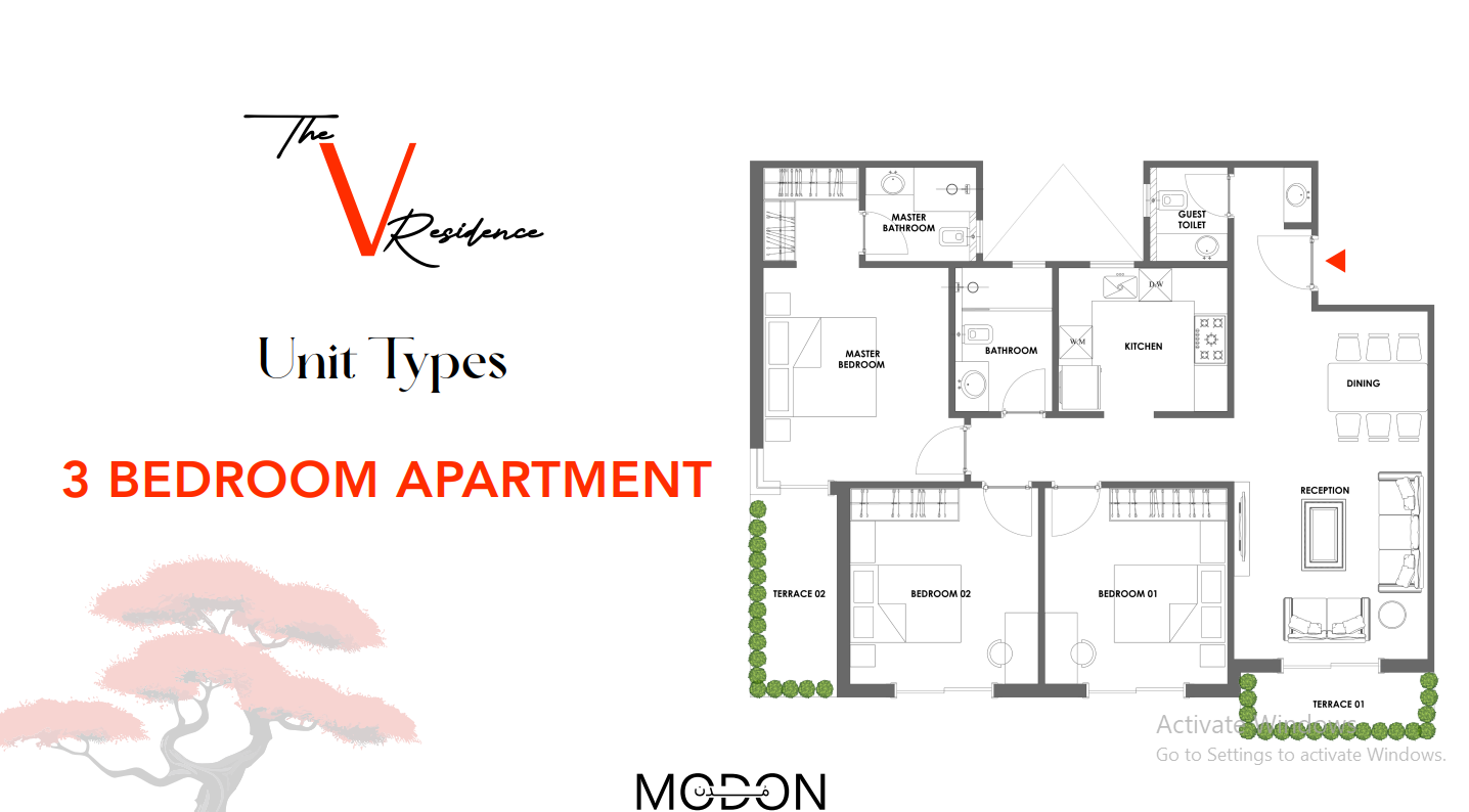 Floor Plan - Villagio October Compound Modon Developments