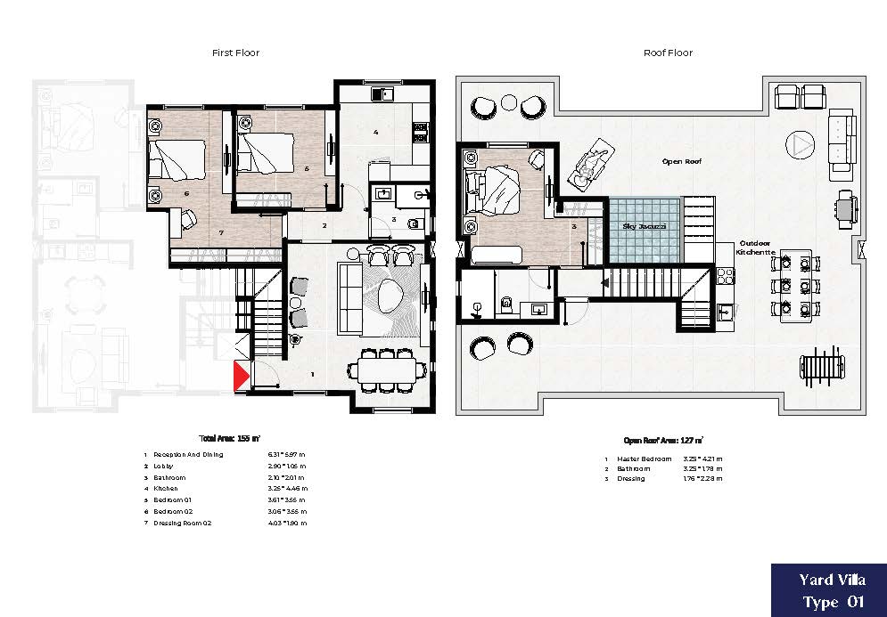 Floor Plan - كمبوند ذا يارد سترايك نورث زايد الجديدة بالمير للتطوير العقاري - Zayard Strike North New Zayed Compound