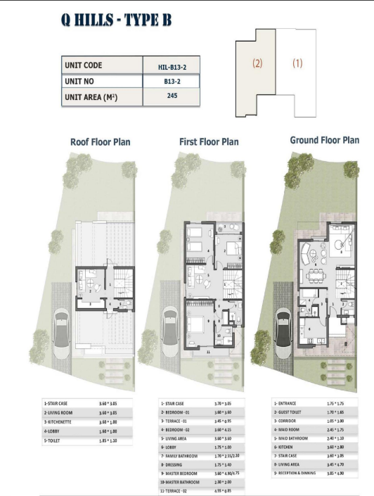 Plan 4 - Q Hills New Zayed Compound