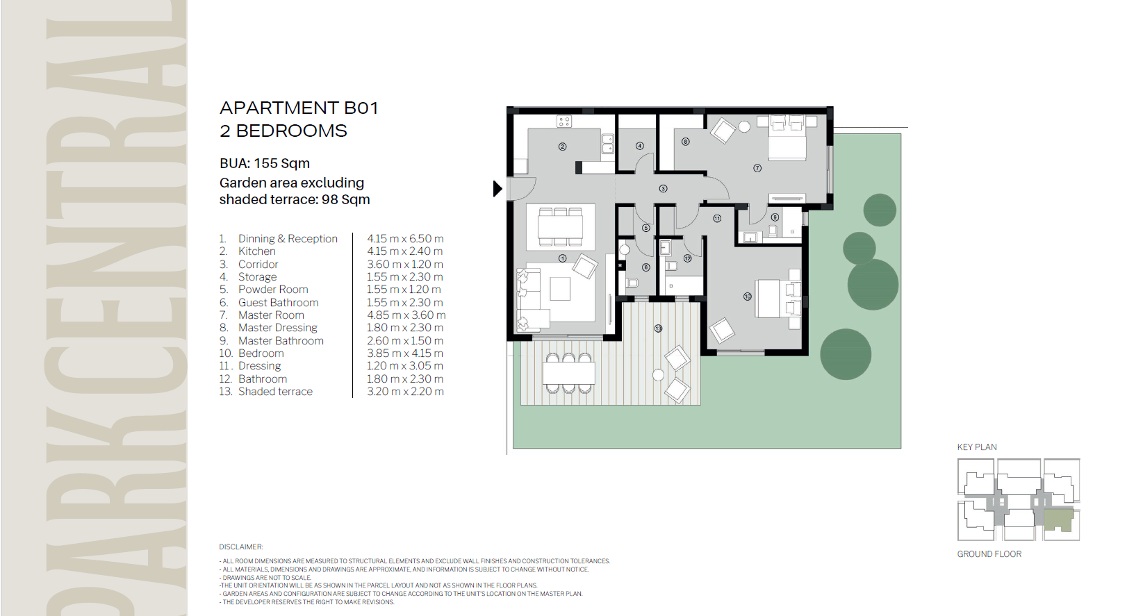 Floor Plan - Park Central Mostakbal City Compound Hassan Allam Properties